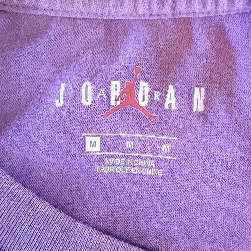 Jordan 23 Race Team Shirt Mens Medium Purple Nascar Pit Crew Air Jumpman